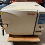 Tuttnauer 3870EP - Fully Automatic Autoclave with Built-in Printer Front view on skid