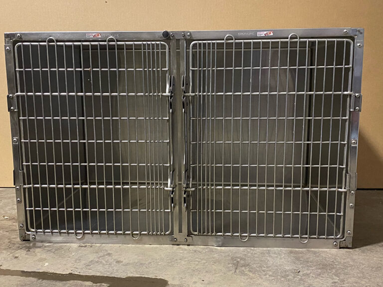 Shor-Line Double Door Stainless Cage 48" x 30" – Type 2