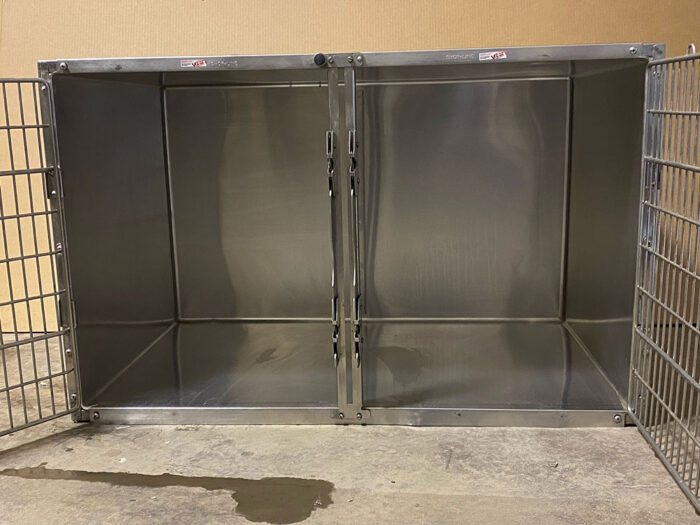 Shor-Line Double Door Stainless Cage 48" x 30" – Type 2