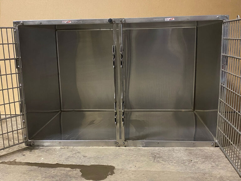 Shor-Line Double Door Stainless Cage 48" x 30" – Type 2