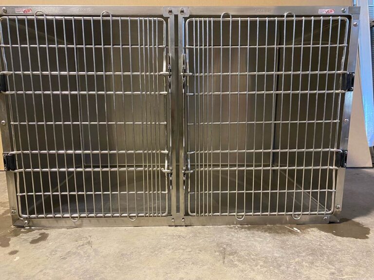 Shor-Line Double Door Stainless Cage 48" x 30" – Type 3